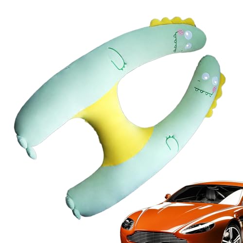 Almohada de viaje para niños, almohada de viaje en forma de H, almohada transpirable para asiento de coche, almohada de asiento de coche, soporte suave para la cabeza del coche, niños