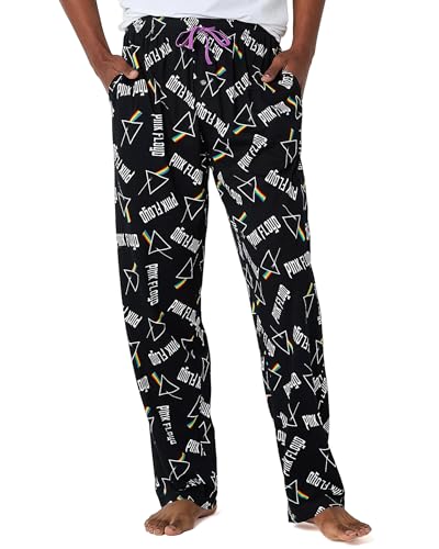 Pink Floyd Pajama Pants Mens Band Prism Lounge Sleepwear PJ Lounge Bottoms