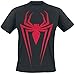 Spider-Man Miles Morales Logo Männer T-Shirt schwarz M
