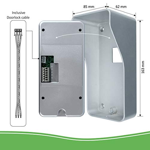 ELRO DV447WIP IP Video Deur Intercom - met 7 inch kleurenscherm - Color Night Vision - Bekijken en communiceren via App… - Image 7