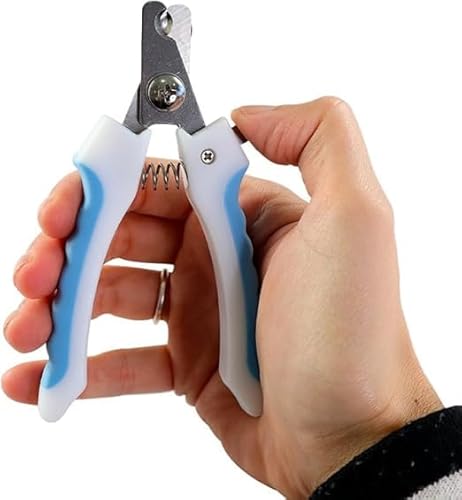 Alicate para Corte de Unhas de Pets AZUL Alicate de Unhas para Cães e Gatos Fácil de Usar Corte Prec