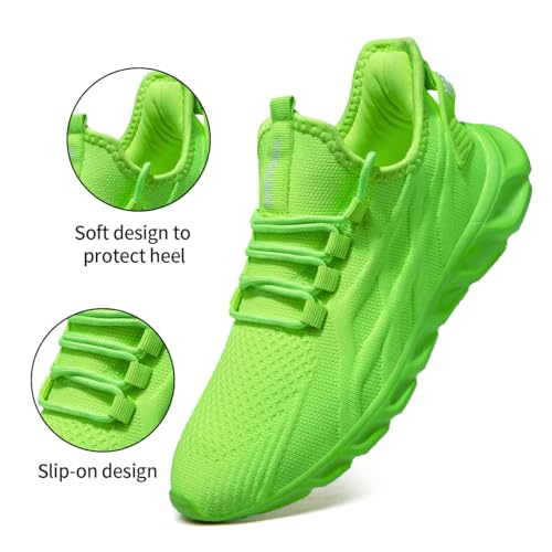 Image of DLWKIPV Womens Walking Shoes Slip On Sneakers Tennis Shoes Running Sport Workout Gym Shoes Athletic Non Slip Lightweight Breathable Fashion Casual Shoes for Travel Work