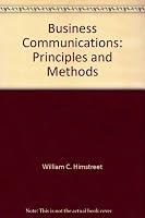Business Communications: Principles and Methods 0534028373 Book Cover