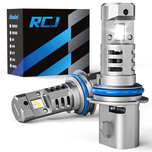 RCJ Fog Weather Light Bulbs, 9007/HB5 Bulbs 6000K Cool White...