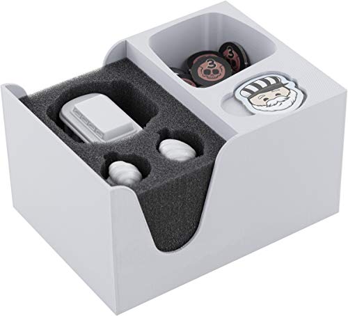 Feldherr Organizer + Schaumstoff-Set kompatibel mit Trial by Trolley: Derailed Edition - Brettspielbox