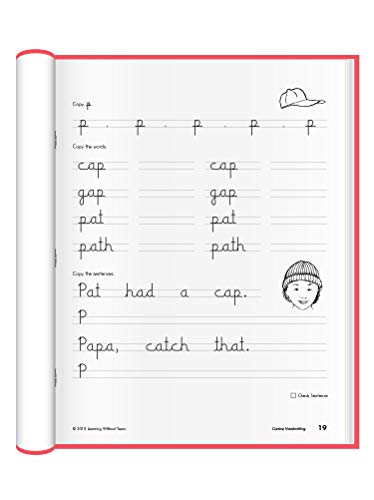 Cursive Handwriting de Handwriting Without Tears octava edición libro para aprender caligrafía 4