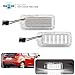 Lot de 2 éclairages de plaque d'immatriculation LED compatibles avec F''ord Mondeo MK4 IV 4 Focus MK2 MK3 Fiesta Kuga Galaxy S-Max Grand C-Max B-Max Ecosport