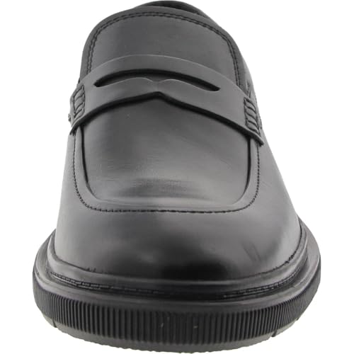 Clarks Clarks Burchill Penny Black Leather
