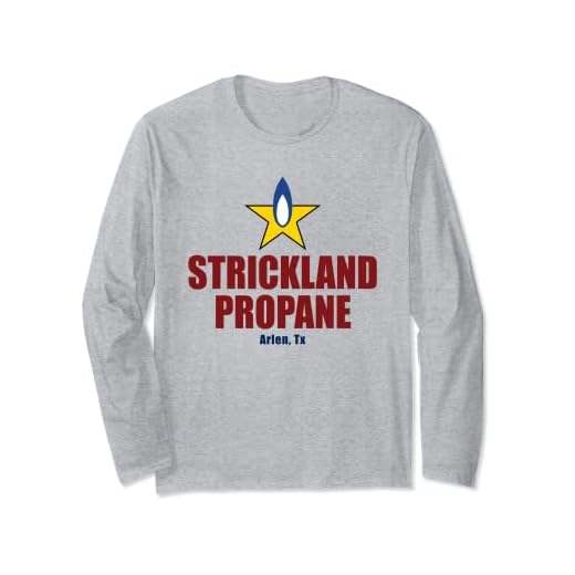 Strickland Propane - Arlen Texas Yellow Star BBQ Long Sleeve T-Shirt