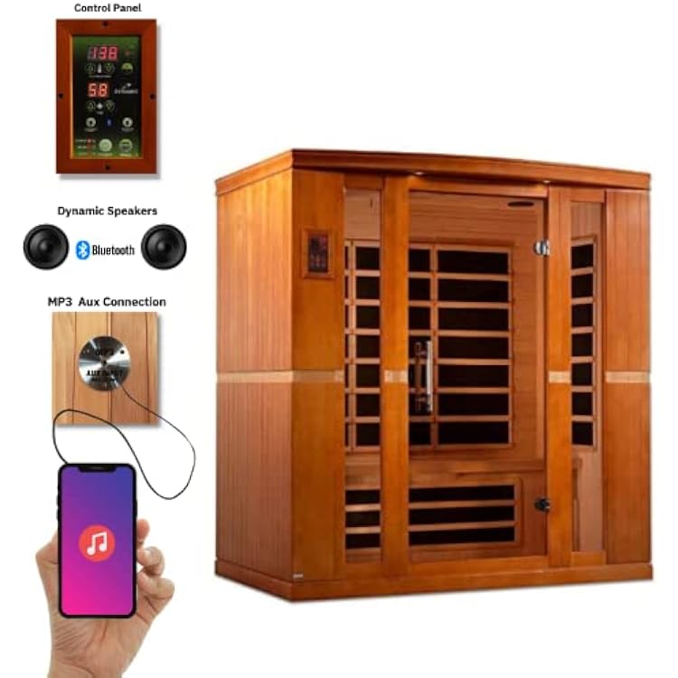 Bergamo 4-Person Low EMF FAR Infrared Sauna