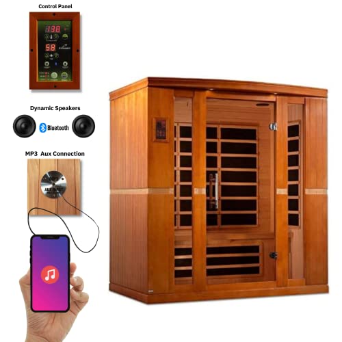 Dynamic Bergamo 4-Person Low EMF Far Infrared Sauna - Image 3
