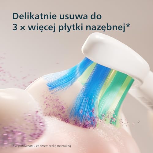 Philips Sonicare Seria 2100 – szczoteczka soniczna z 2 poziomami intensywności, funkcją EasyStart oraz timerami SmarTime