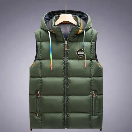 Doudoune kaki homme légère et veste camel imperméable - 3