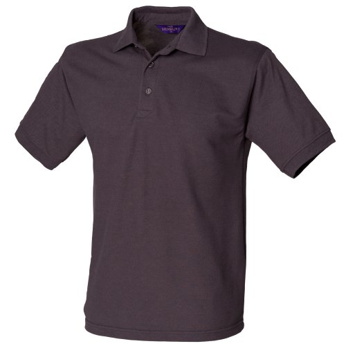 Henbury Mens Short Sleeved 65/35 Pique Polo Shirt (Xxl) (Bright Lime) #TOP7