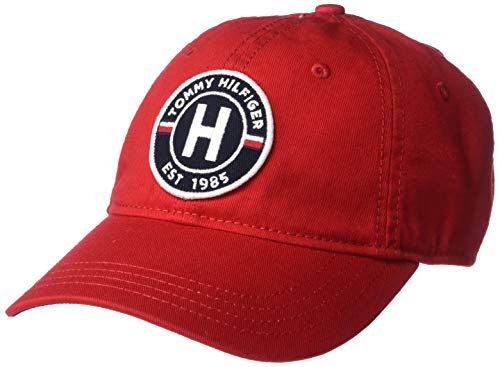 Tommy Hilfiger Men's Layton Baseball Cap, Apple RED, OS