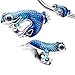 New 2026 Unisex Stainles Stell Ocean 925 Sterling Silver Blue Murano Glass Elephant&Octopus Butterfly Dangle Charm Fit Bracelet Jewelry Fashion Trendy Accessories Creative Gift For Women And Men