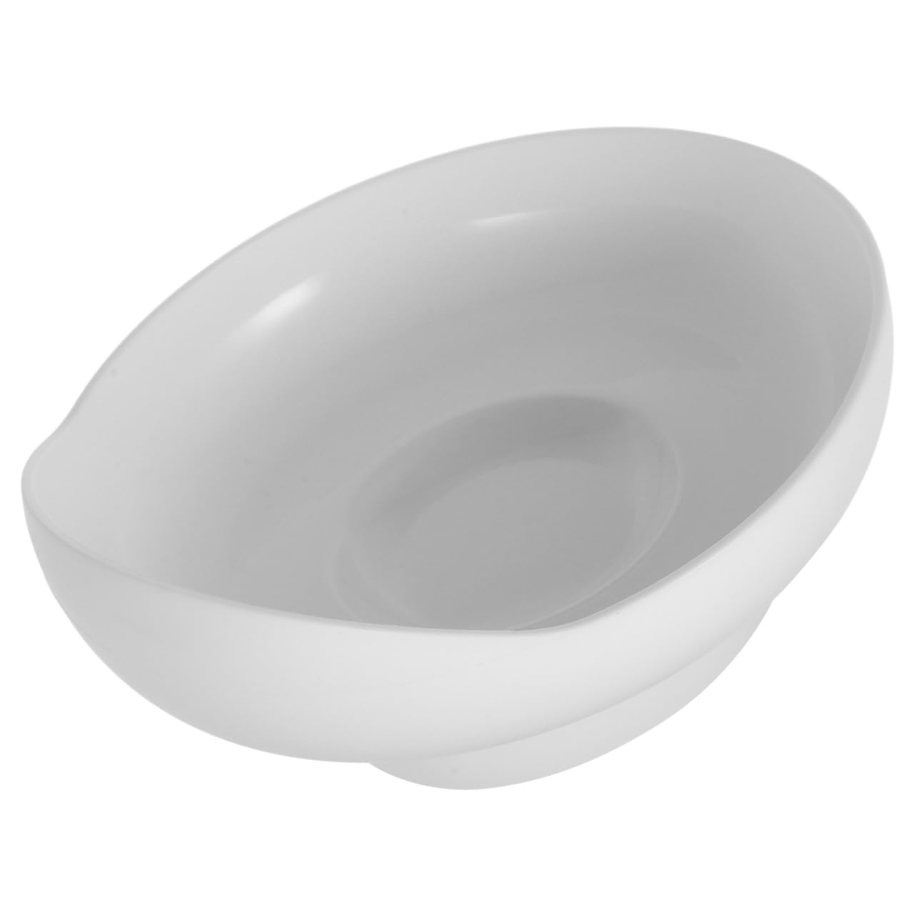 Tazón de Comida Autoalimentable Blanco de Silicona Pp Antisalpicaduras | Vajilla para Mayores y Pacientes con Discapacidad, Construcción Hermética, Apoyo Diario en Mesa