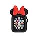 Navor Soft Silicone Protective Case Disney Character Minnie Mouse Ears Compatible with Apple Watch 42mm Series 1 2 3 [Black Red]