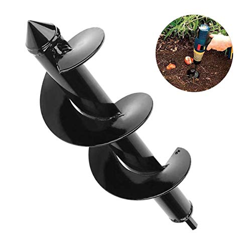 Garden Planter Bulb Auger Drill Bit Garden Soil Cultivator Hand Drill