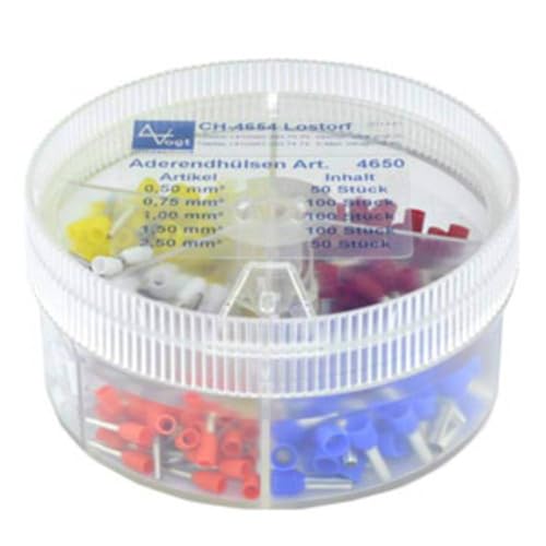 Embout simple Vogt 737035 assurant un sertissage parfait de vos câbles de 0.50 à 2.50 mm²