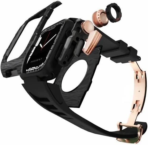 Kit de modification de montre antichoc en carbone pour Iwatch 44mm - 2