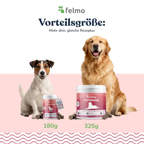 felmo Verdauungs-Snacks für Hunde (180g) mit Lamm & Bierhefe