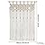 Macrame Curtains for Window 39x41 Inch Large Macrame Wall Hanging Tassel Boho Door Curtain for Living Room Bedroom Wedding Backdrop Decor.