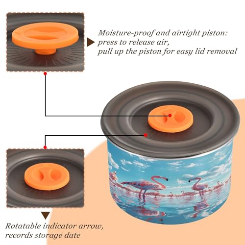 Contenedor de Café al Vacío Air-Less Qilmy 30oz Acero Inoxidable miniatura 4