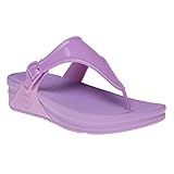 FitFlop Women's Superjelly Flip Flop, Dusty Lilac, 6 M US