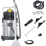 RETRIN Nass-Trocken Wasserstaubsauger 230 mbar,40L Teppichreinigungsgerät mit Sprühfunktion, Edelstahlbehälter, Tiefenreinigung für Teppiche, Sofas, Vorhänge und Polstermöbel