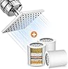 Cobbe 20 Stage Shower Filter Cartridge For Hard Water Showerhead Filters - 3 Pack Replaceable