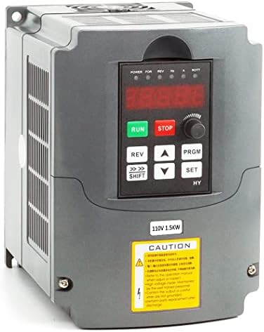 Huanyang VFD,Single to 3 Phase,Variable Frequency Drive,1.5kW 2HP 110V/120V Input AC 13A for Motor Speed Control ,HY Series
