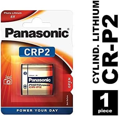 Panasonic CR-P2 6 V Lithium Battery - Silver