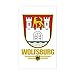 CafePress Wolfsburg Autocollant rectangulaire pour pare-chocs de voiture, blanc, Small - 3x5