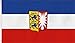 Produktbild Flagge Schleswig-Holstein 90 x 150 cm Fahne mit 2 Ösen 100g/m² Stoffgewicht Hissflagge EXTREM REIßFEST,sehr robust, extra starke Messing-Ösen - mehrfach umlaufend genäht, ideal als Hissflagge Hissfahne für Innen/Außen, für Haus, Garten zur