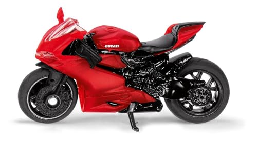 siku 1385, Moto Ducati Panigale 1299, métal,plastique, rouge, béquille pliable