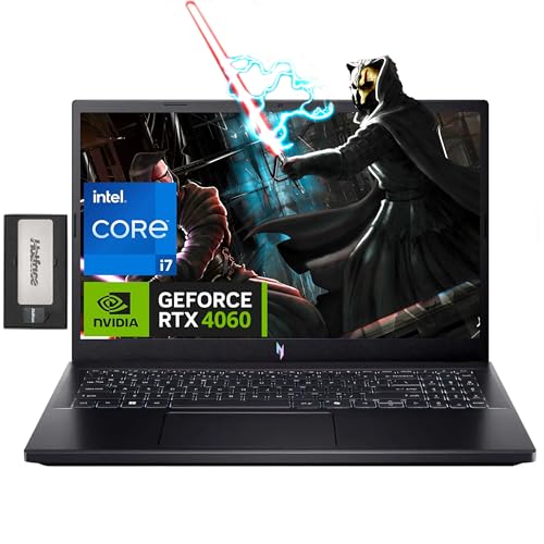 acer Nitro 15.6" FHD IPS 144Hz Gaming Laptop,...