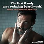 Just For Men Control GX Grey Reducing Beard Wash Shampoo with Keratin, Gradually Colors Mustache and Beard, Leaves Facial Hair Thicker Softer and Fuller, 4 Fl Oz - Pack of 1 (Packaging May Vary) - Image 5