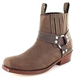  Buffalo Boots Unisex Biker Boots 6000 Brown Biker Stiefelette Biker Stiefel Braun 38 EU