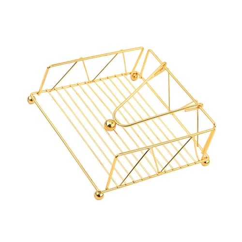 現代北欧正方形ナプキンホルダー鉄キッチン収納オーガナイザーダイニングテーブルカウンタートップ紙ラック省スペースナプキンディスプレイ