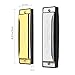 Anwenk 2Pack Harmonica Key of C 10 Hole 20 Tone Diatonic Harmonica C with Case for Beginner Gift, Silver and Gold