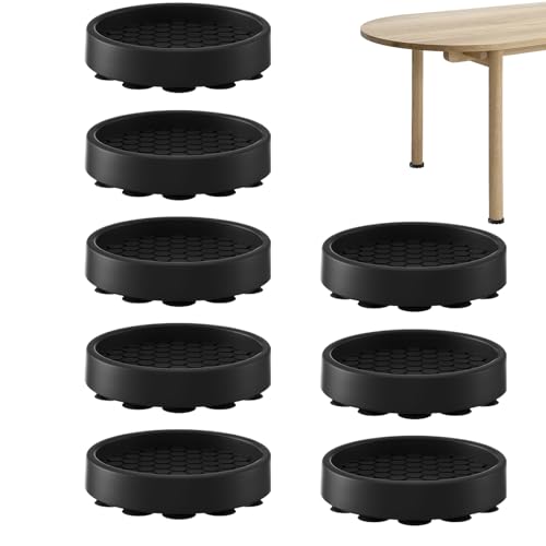Almohadillas Antideslizantes para Muebles,Juego de 8 Sujetadores Antirrayaduras - Grips Antideslizantes de 5 cm para Muebles,para Alfombra Parquet Baldasín Sillón Mesa Cama Taburete Armario