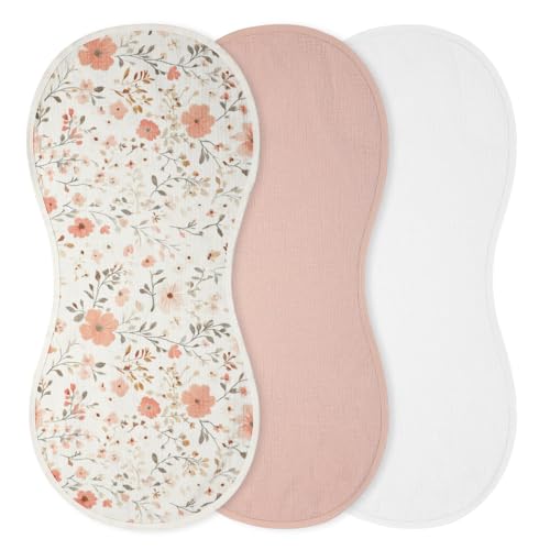 Hahafelt 3 Pcs Baby Changing Pad Liners,Print Style,White