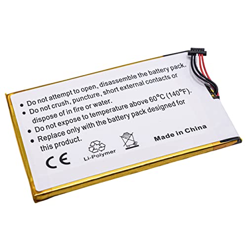 image for HQRP 3000mAh Battery Compatible with PANDIGITAL Novel 9, Supernova DLX