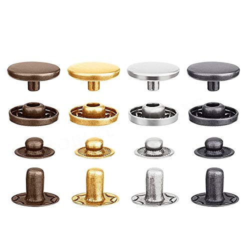 OWSOO Metal Puro Bronze Cobre Conjunto de Ferramentas de Fixação de Rebites Fixador de Reparação de