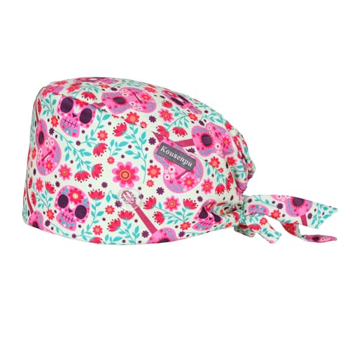 Image of Kousenpu Scrub Caps for Men, Adjustable Surgical Cap, Breathable Medical Hat for Doctors, Nurses & Healthcare Professionals