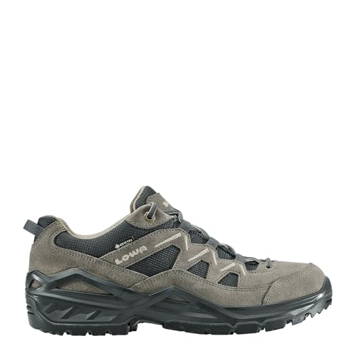 LOWA SIRKOS EVO GTX LO Sportschuhe Herren Wanderschuh Braun Freizeit, Schuhgröße:EUR 46 | UK 11