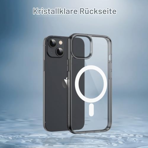 JETech Magnetische Hülle für iPhone 13 mini, Schwarz – Ansicht 5