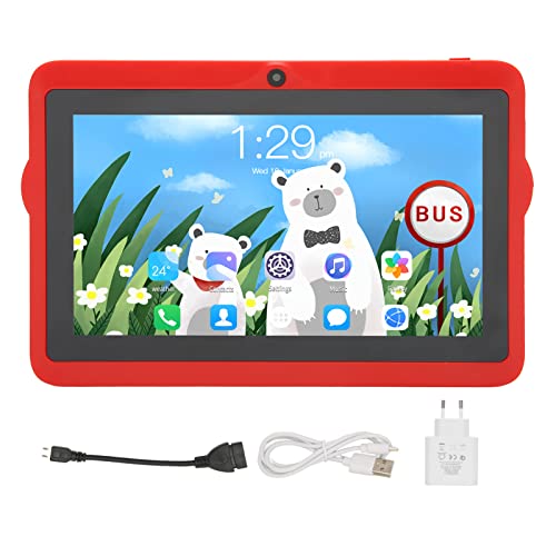 Tablet infantil 7 polegadas, tablet infantil 5g wifi android 10 ips display hd, 2 gb + 32 gb, mt6592