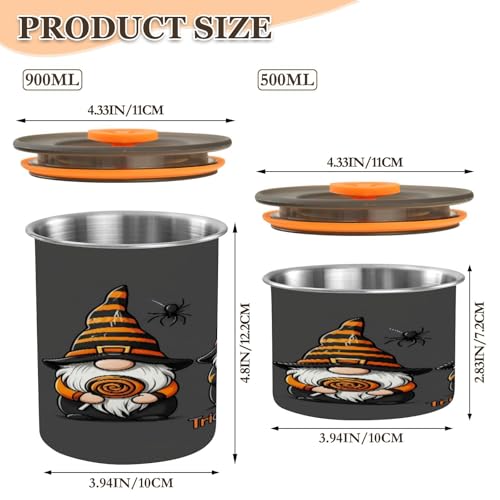 Bote hermético de acero inoxidable para café 17oz miniatura 2